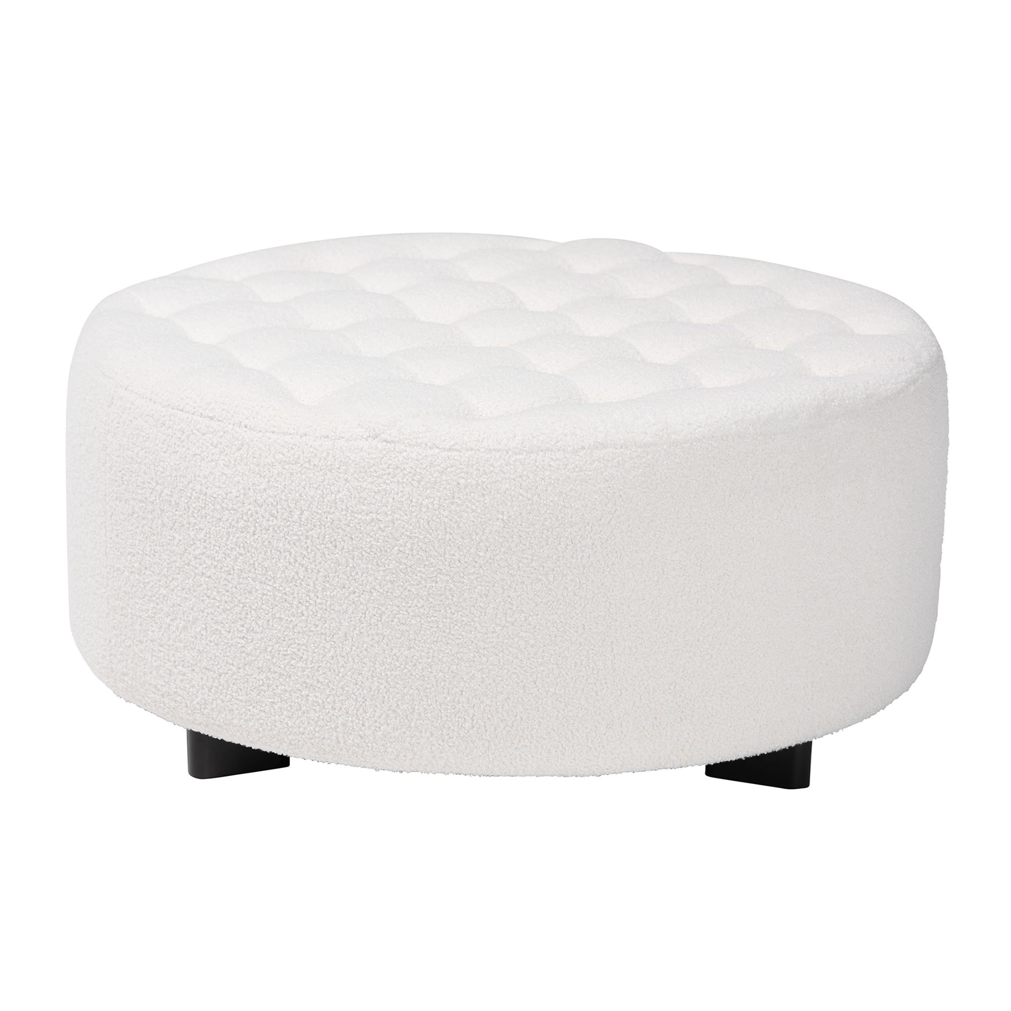 Ivory deals round ottoman